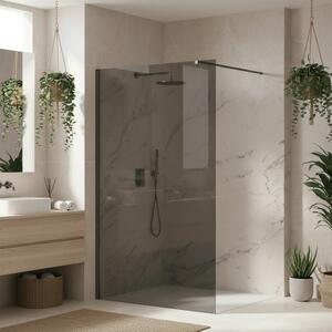 Zuhanyfal Rea Flexi Grey / Titan 80