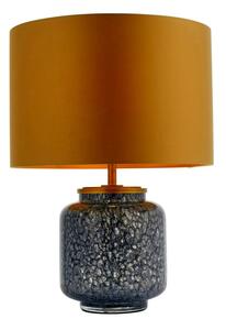 NO1 NO1 kobaltüveg és arany szatén szövet asztali lámpa
