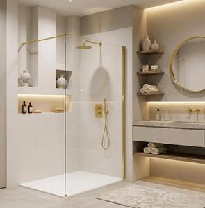 Zuhanyfal Rea Flexi Transparent / Gold 100