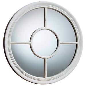Endon Somerford Round Mirror White 700x700mm - ED-5055299490051