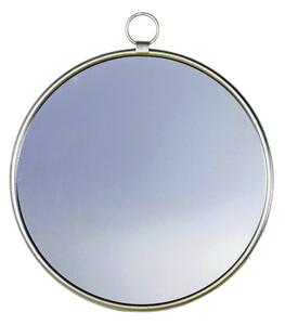 Endon Bayswater Silver Round Mirror 610x700mm - ED-5059413407376
