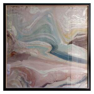 Endon Crystal Fluid Abstract Framed Art 790x35x790mm - ED-5055999238403