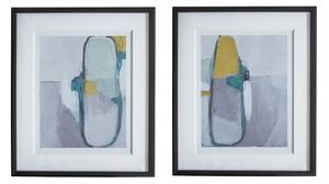 Endon Nordic Abstract Framed Art Set of 2 590x35x690mm - ED-5059413042867