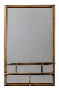 Endon Milton Mirror Rectangle Bronze 300x100x480mm - ED-5059413703744
