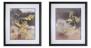 Endon Evening Shimmer Framed Art Set of 2 620x35x720mm - ED-5059413042874