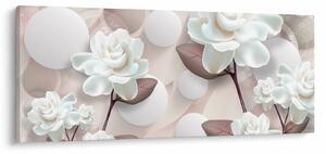 Kép - Rózsa virágok (120x50 cm)
