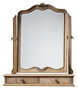 Endon Chic Dressing Table Mirror Weathered 600x180x730mm - ED-5055299491973