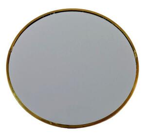 Endon Nala Mirror with Stand Antique Brass D200mm - ED-5059413695056