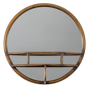 Endon Milton Round Mirror Bronze 400mm - ED-5059413703768