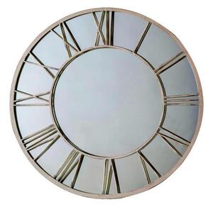Endon Longfield Outdoor Mirror Distressed White 850mm - ED-5059413402883