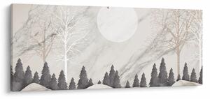 Kép - Téli táj (120x50 cm)