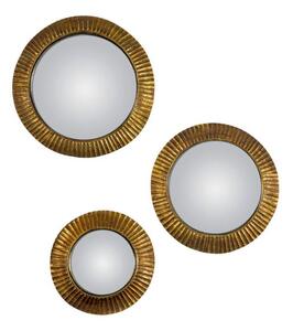 Endon Exbury Convex Mirror Bronze (Set of 3) - ED-5059413696350