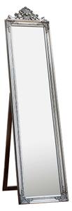 Endon Lambeth Wood Cheval Mirror Silver 1790x455mm - ED-5055299433942