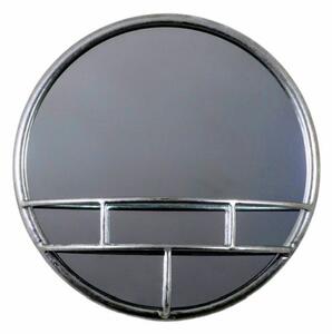 Endon Milton Round Mirror Silver 400mm - ED-5059413703751