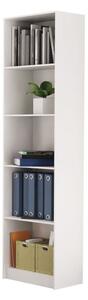 R50 polcos szekrény, könyvtartó, fehér