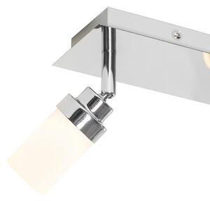 Modern fürdőszobai spot acél 3 fényű IP44 - Japie