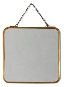 Endon Zuri Mirror Square Antique Brass 200x200mm - ED-5059413695117