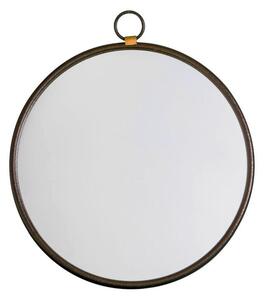 Endon Bayswater Black Round Mirror 610x700mm - ED-5056315932234