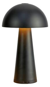 Markslöjd FUNGI fekete asztali lámpa