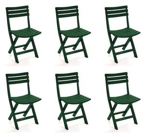 Simon összecsukható szék Zöld - 6db