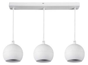 LED lámpa , függeszték , mennyezeti , 3 x GU10 foglalat , fehér , GALOBA