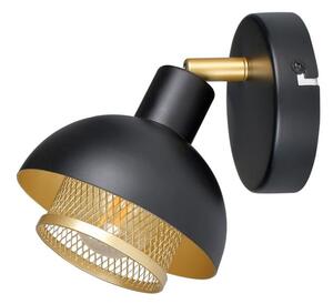 Italux Savio fekete beltéri fali lámpa (IT-SPL-27357-1-BK-GD)