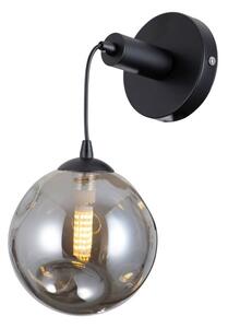 Italux Perlos fekete beltéri fali lámpa (IT-WL-54456-1A-BK-SMG)