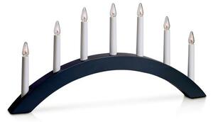 Markslöjd ATLE Wooden Candlestick 7L Grey