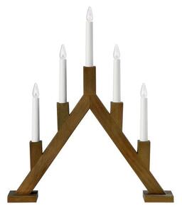 Markslöjd BJURFORS 5 Candlestick Stained Dark Small E10 5 WOOD