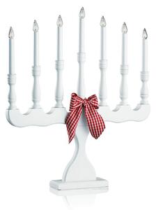 Markslöjd SVANEHOLM Candle light 7L White/decoration E10 7 WOOD