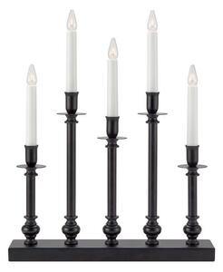 Markslöjd FRATELLO Candlestick 5L Black E10 5 METAL