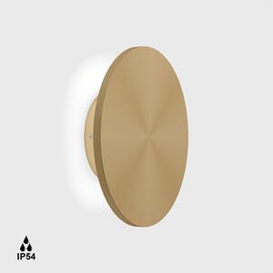 Surface mounted luminaire BUTTON RM. D230mm, sp60mm, 14W LED, 960Lm, CRI>90, IP 54, champagne gold color - LTX-10.0220.14.930.CG