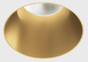 Ceiling recessed luminaire INVISIBLE MINI R, D50mm, h 57mm, CREE 6.3W LED, 350mA, 640LM, 4000K, 55fok, CRI>90, IP 44, brass color - LTX-01.2200.7.940.BR