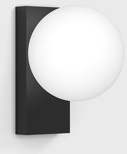 LTX SFERA WALL S fekete-opál fali lámpa