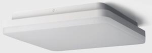 Surface mounted luminaire FLAT S1, 210 x 210mm, h 56mm, LED 15W(1120Lm)/10W(770Lm), 3000K/4000K, CRI>90, IP54, white color - LTX-02.2121.15.930/940.WH