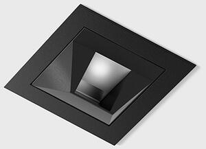 Ceiling recessed luminaire NANO S WW, L48mm, W48mm, H80mm, CREE LED, 6W, 503Lm, 3000K, 25x46fok, 500mA, CRI>90, IP 20, black color - LTX-01.3913.6.930.BK