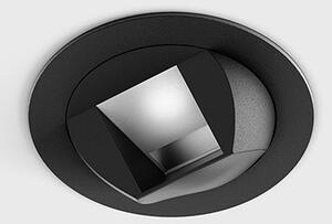 Ceiling recessed luminaire NANO R WW, D48mm, H80mm, CREE LED, 6W, 503Lm, 3000K, 25x46fok, 500mA, CRI>90, IP 20, black color - LTX-01.3912.6.930.BK