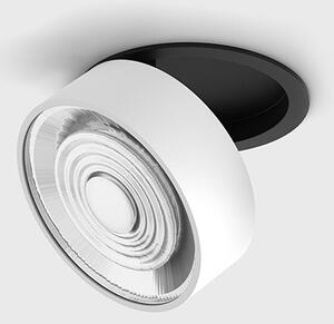 Ceiling recessed luminaire SOL IN, D95mm, H33mm, 14 W, 1425Lm, 4000K, 38fok CRI>90, 350 mA, IP 20, black/white color - LTX-01.9533.14.940.BK + SOL RING WHITE