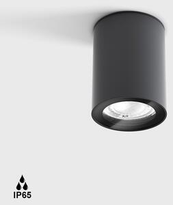 Surface mounted luminaire KASK. D68mm, H90mm, GU10 Max. 7W LED (without), IP65, graphite color - LTX-08.1100.7.000.GR