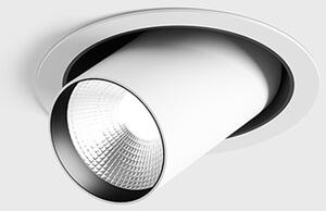 Ceiling recessed luminaire TUB M OUT, D52mm, H60mm, CREE 12W LED, 300mA, 36V, 1210Lm, 4000K, 50fok CRI>90, IP 20, white color - LTX-01.0593.9.940.WH