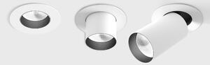 Ceiling recessed luminaire TUB M IN, L90mm, H126mm, D90mm, 9W, 1321lm, 4000K, 30fok, CRI>90, 250 mA, IP 20, white color - LTX-01.0590.9.940.WH