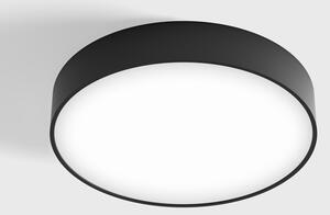 Surface mounted luminaire DISK M, D350, H60mm, EDISON SMD LED 32W, 3360 Lm, warm white 3000K, 110fok beam angle, black color, Driver incl. - LTX-02.3500.32.930.BK