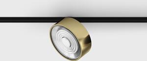 IN_LINE SOL spot light, D95mm, H33mm, LED 10.8W, 1320lm, 4000K, 38fok, CRI>90, black/brass color - LTX-06.9533.14.940.BK + SOL RING BRASS