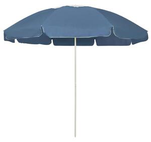 Kék strandnapernyő 240 cm