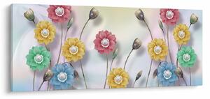 Kép - Színes rét (120x50 cm)
