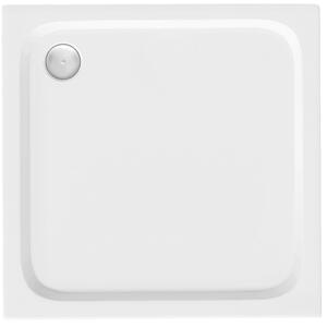 Zuhanytálca Rea Belmond White 80x80 Chrome