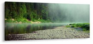 Kép - Folyó az erdőben (120x50 cm)