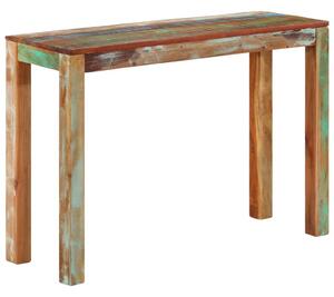 Tömör újrahasznosított fa tálalóasztal 110 x 35 x 76 cm