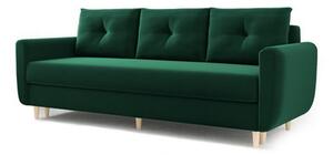Nagyméretű szétnyitható kanapé MAWI Zöld