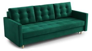 Nagyméretű szétnyitható kanapé SAWA Világos zöld
